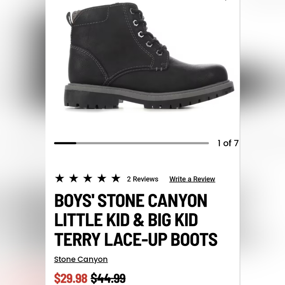 Shoe's boys youth size 2M